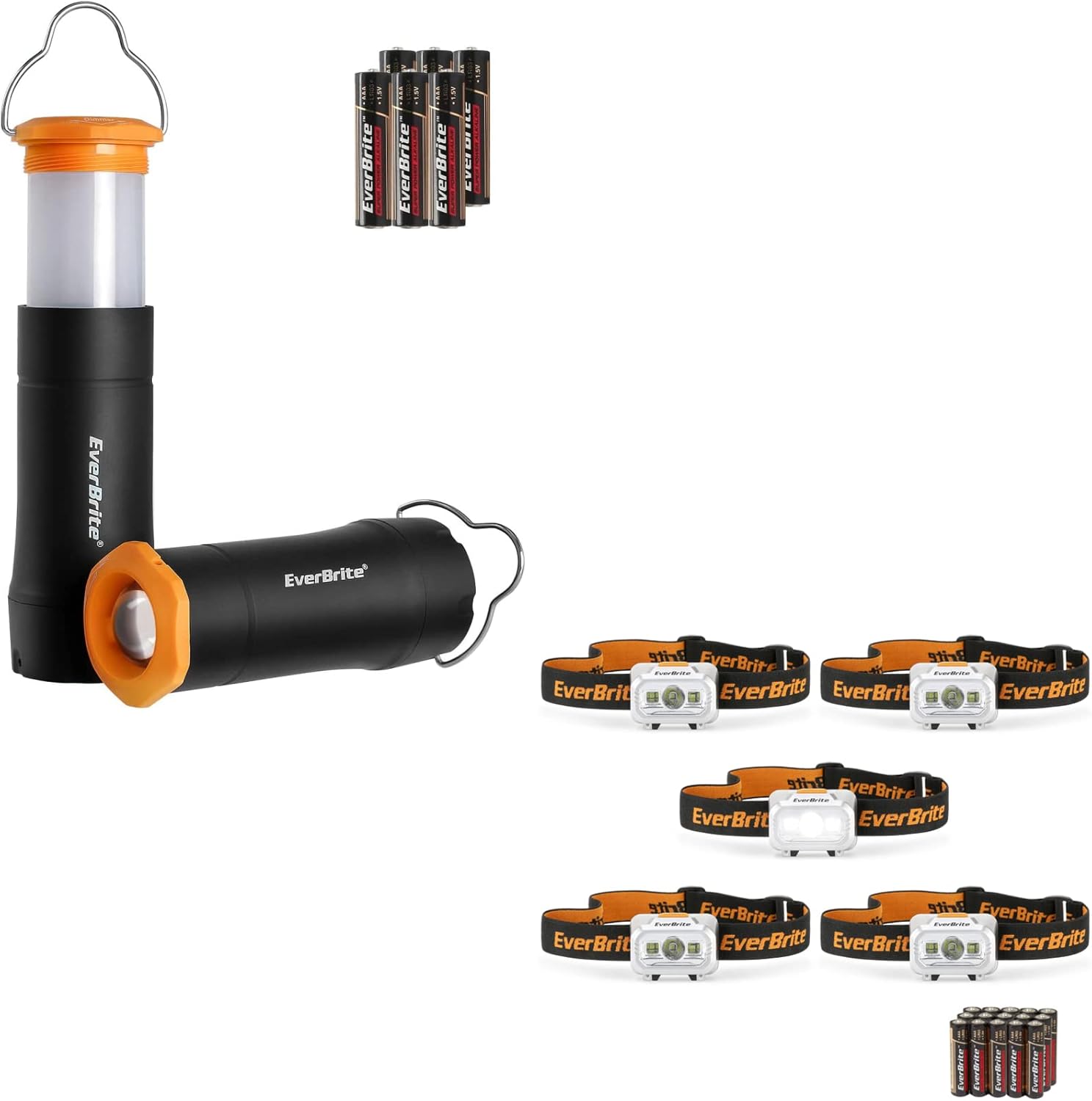 EverBrite 2-in-1 Mini Lanterns2 PackEverBrite LED Headlamp5 Pack