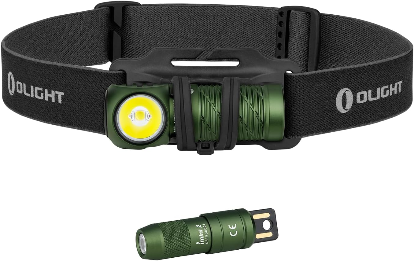 OMEGA Perun 2 Mini Rechargeable Headlamp Bundle