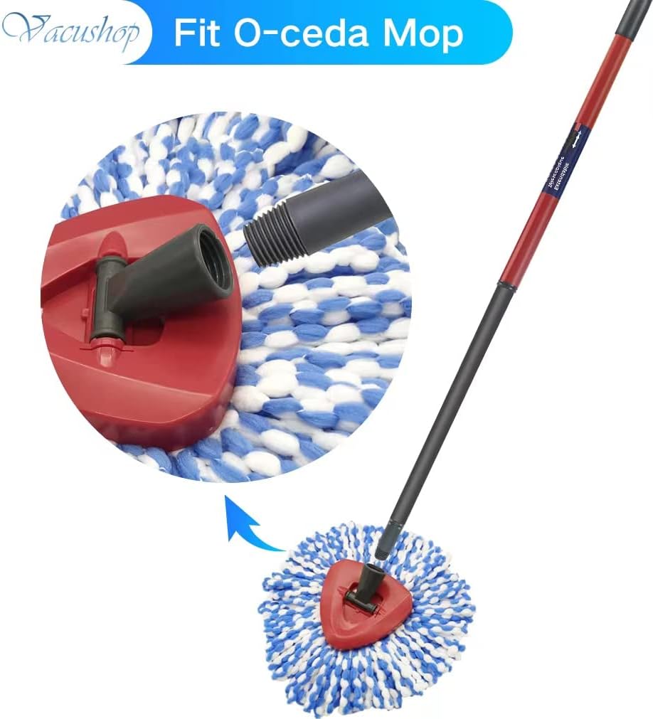 VACUSHOP Mop Handle Replacement for O-Ceda Spin Mop