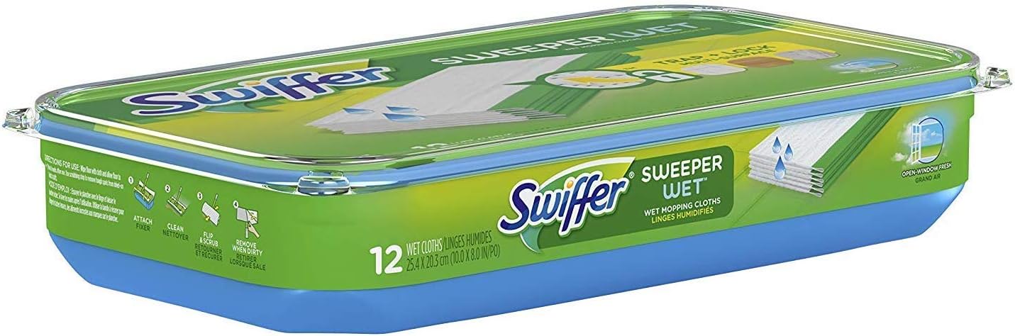 Swiffer Sweeper Wet Mopping Pad Refills 12