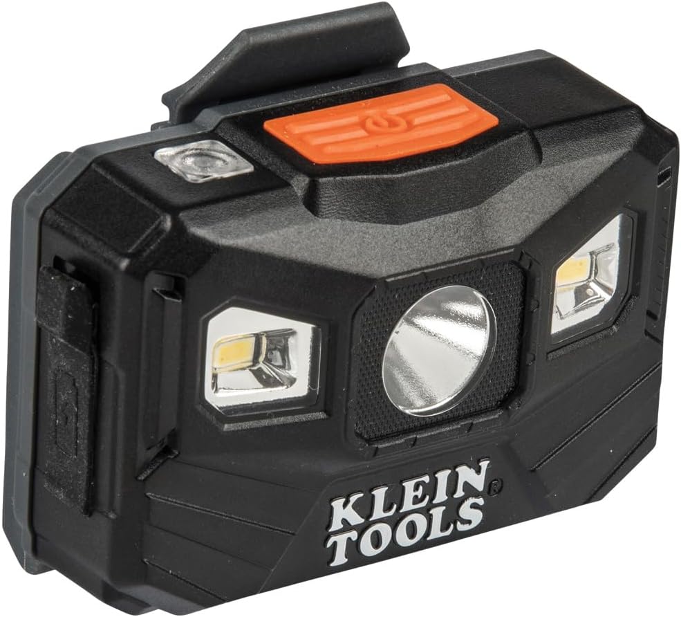 Rechargeable Auto-Off LED Headlamp 56048 - 400LM Adjustable All-Day Runtime