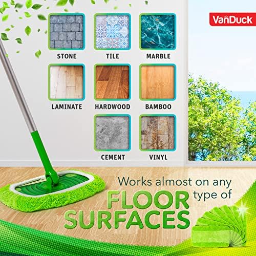 VanDuck Reusable Mop Pads 4-Pack for Swiffer Sweeper