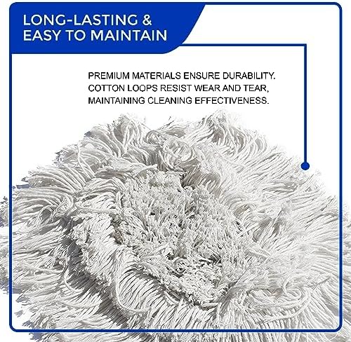 Nine Forty Heavy Duty Cotton Wedge Dust Mop Head