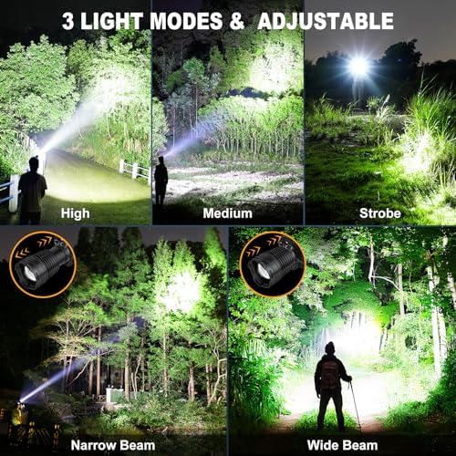 Rechargeable Headlamp 990000 Lumens Waterproof