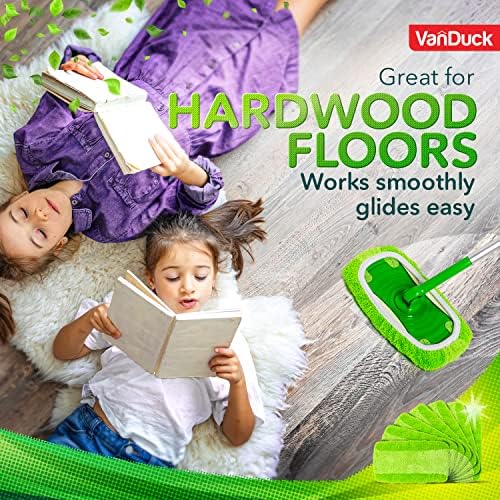 VanDuck Reusable Mop Pads 4-Pack for Swiffer Sweeper