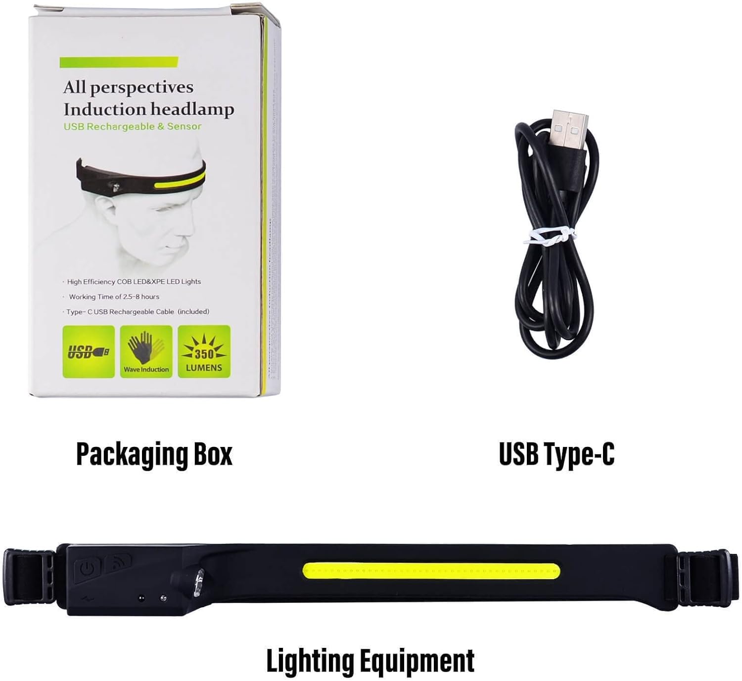 STM Leaders 230 Wide Beam LED Headlamp with Motion Sensor 5 Modes