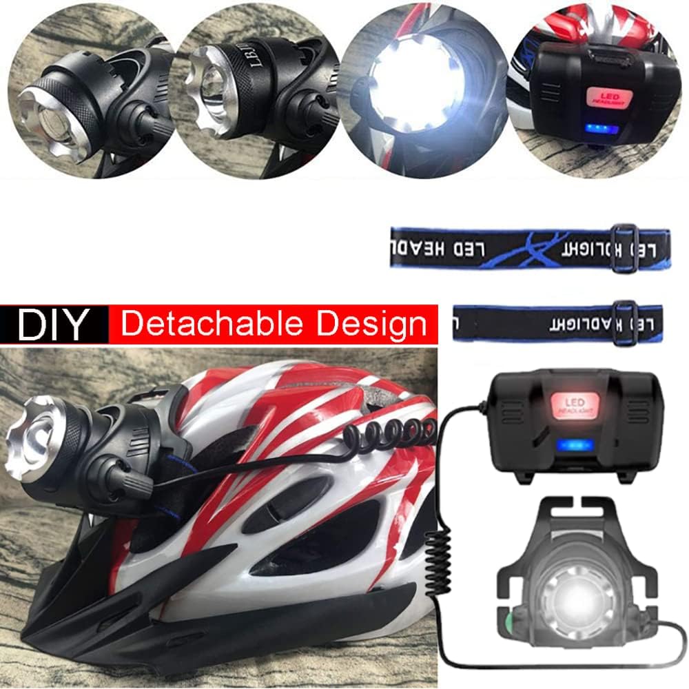 Bright Portable Rechargeable LED Headlamp