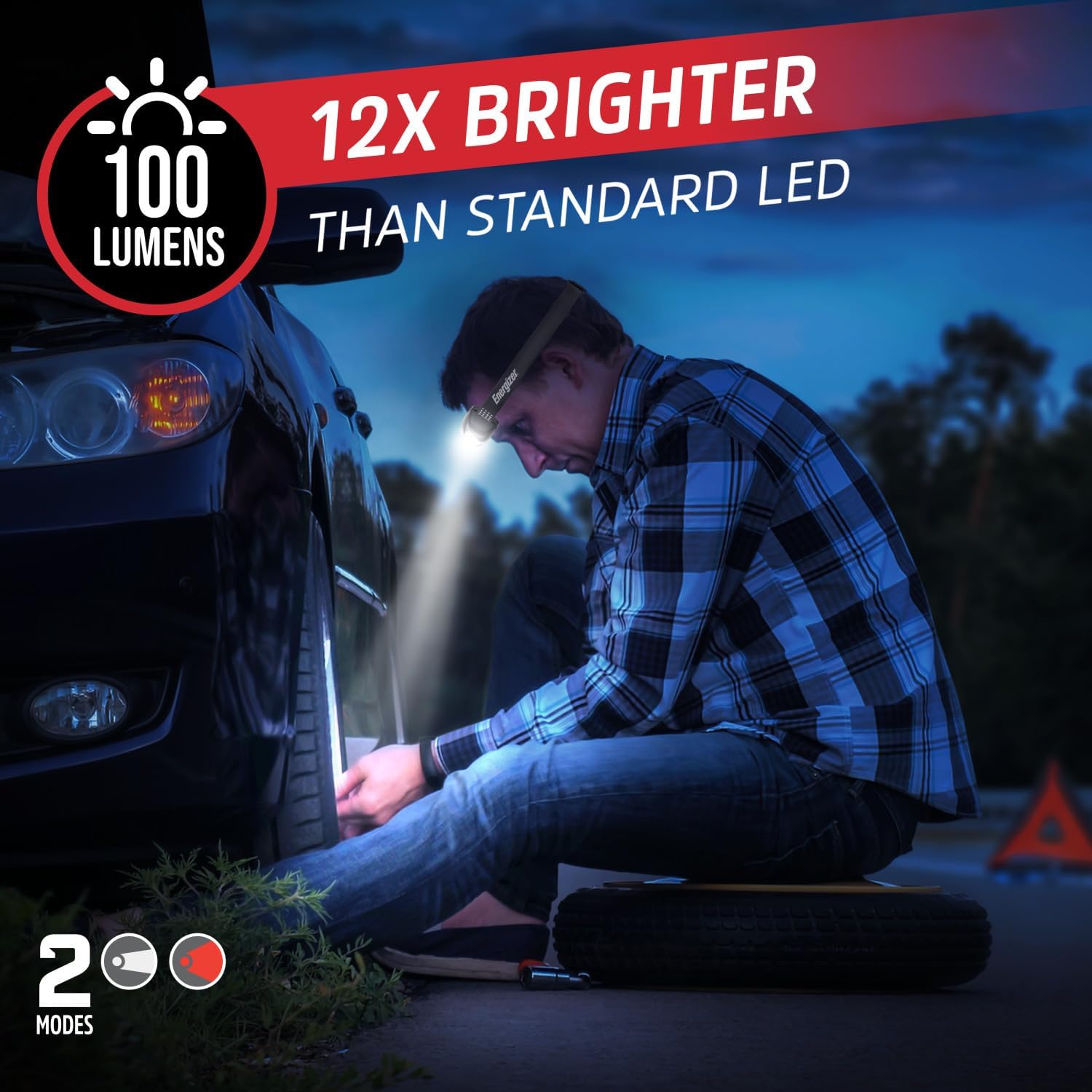 Energizer Universal LED Headlamp Bright Durable and Perfect for Outdoor Use