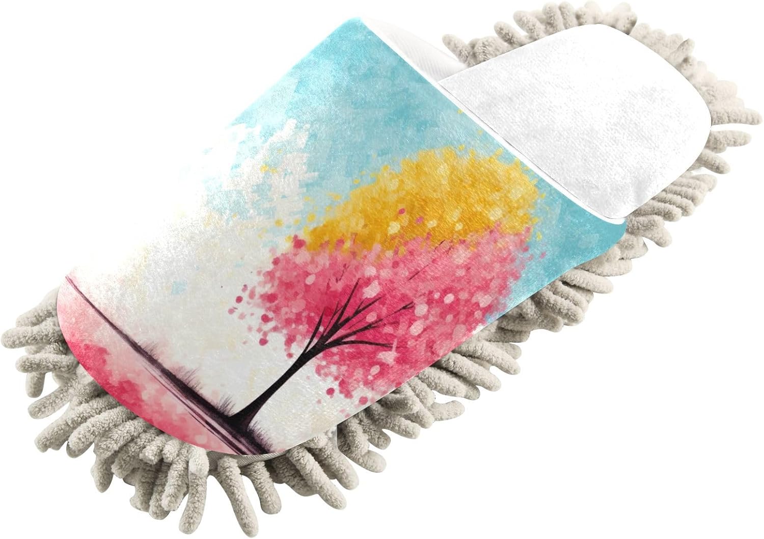 White Blue Eco-Friendly Mops Slippers for Kitchen Cleaning