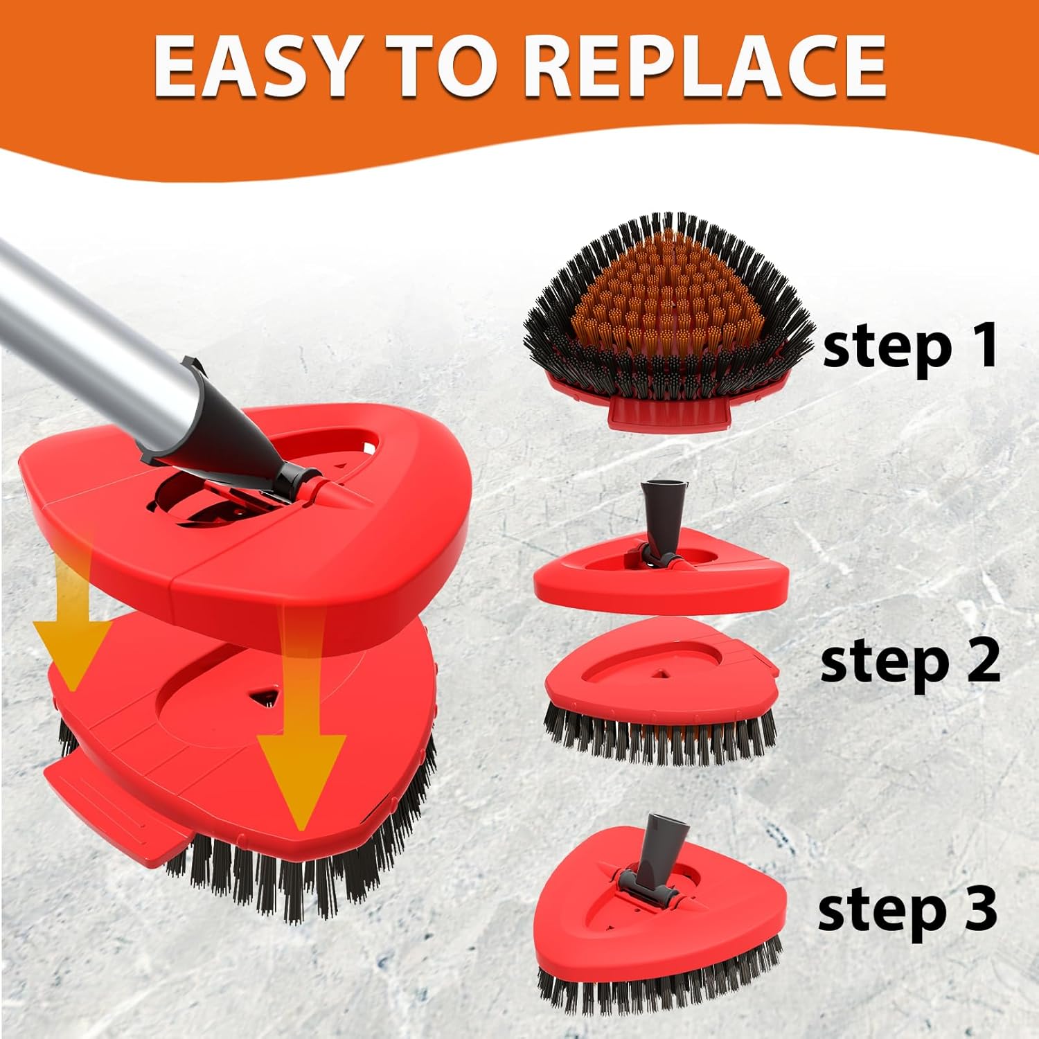 Fatmass Rotating Mop Brush Head