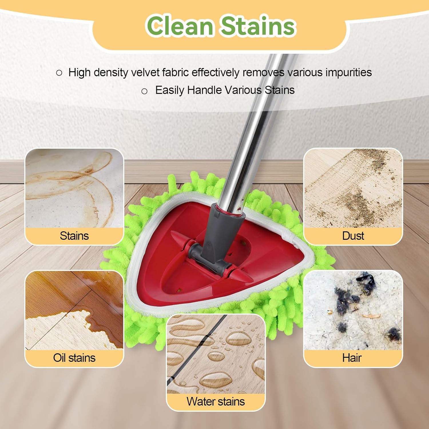 BywoBywo 7-Pack Reusable Mop Pads for O-Cedar EasyWring