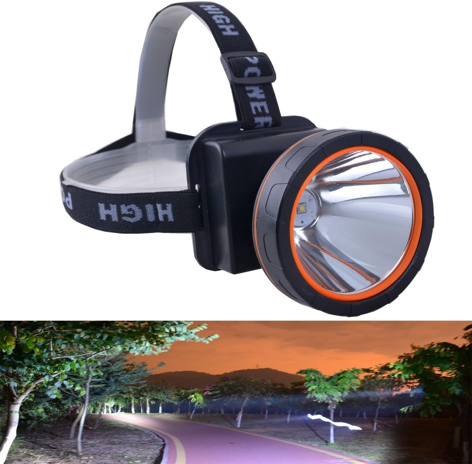 High Brightness LED Headlamp for Camping and Hiking