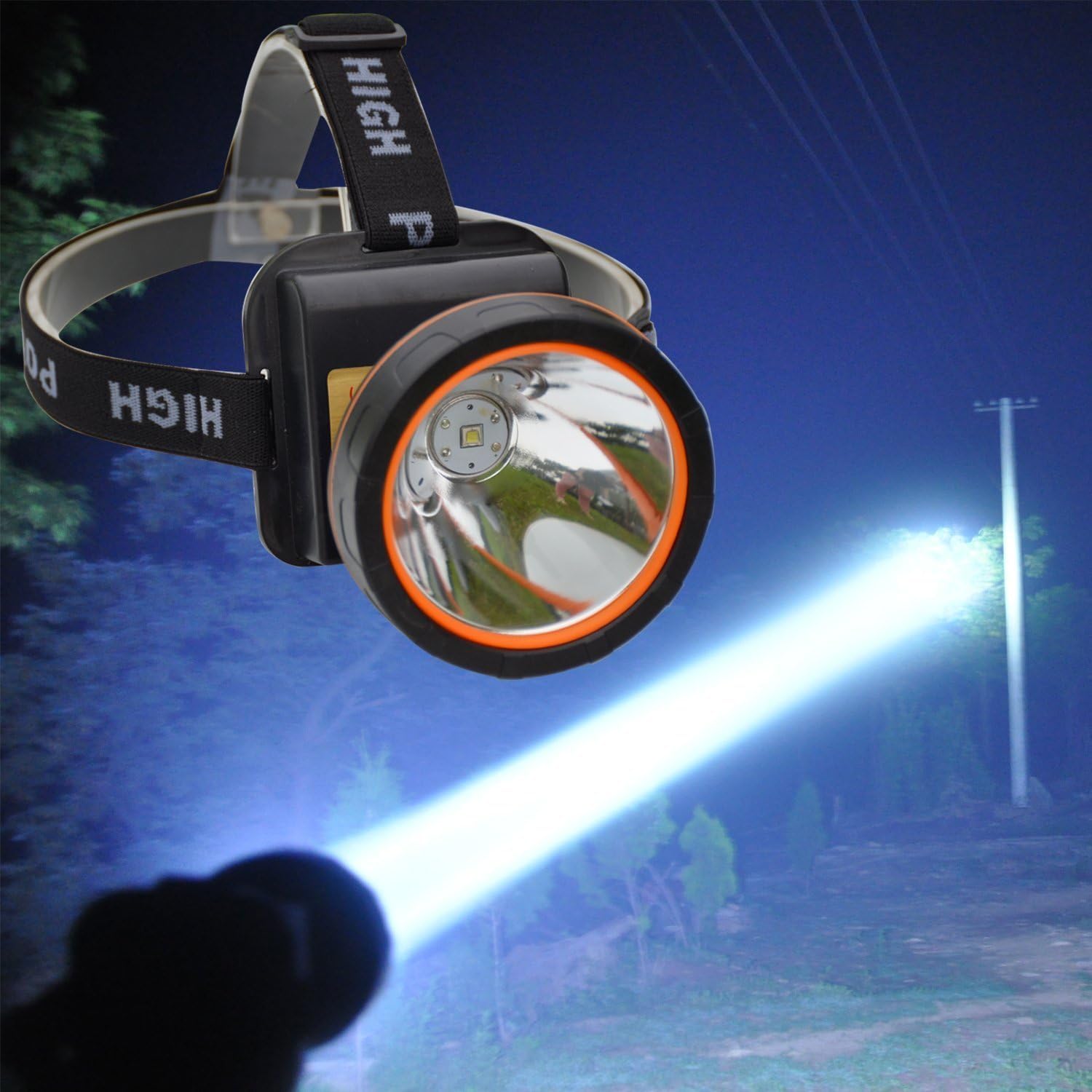 High Brightness LED Headlamp for Camping and Hiking