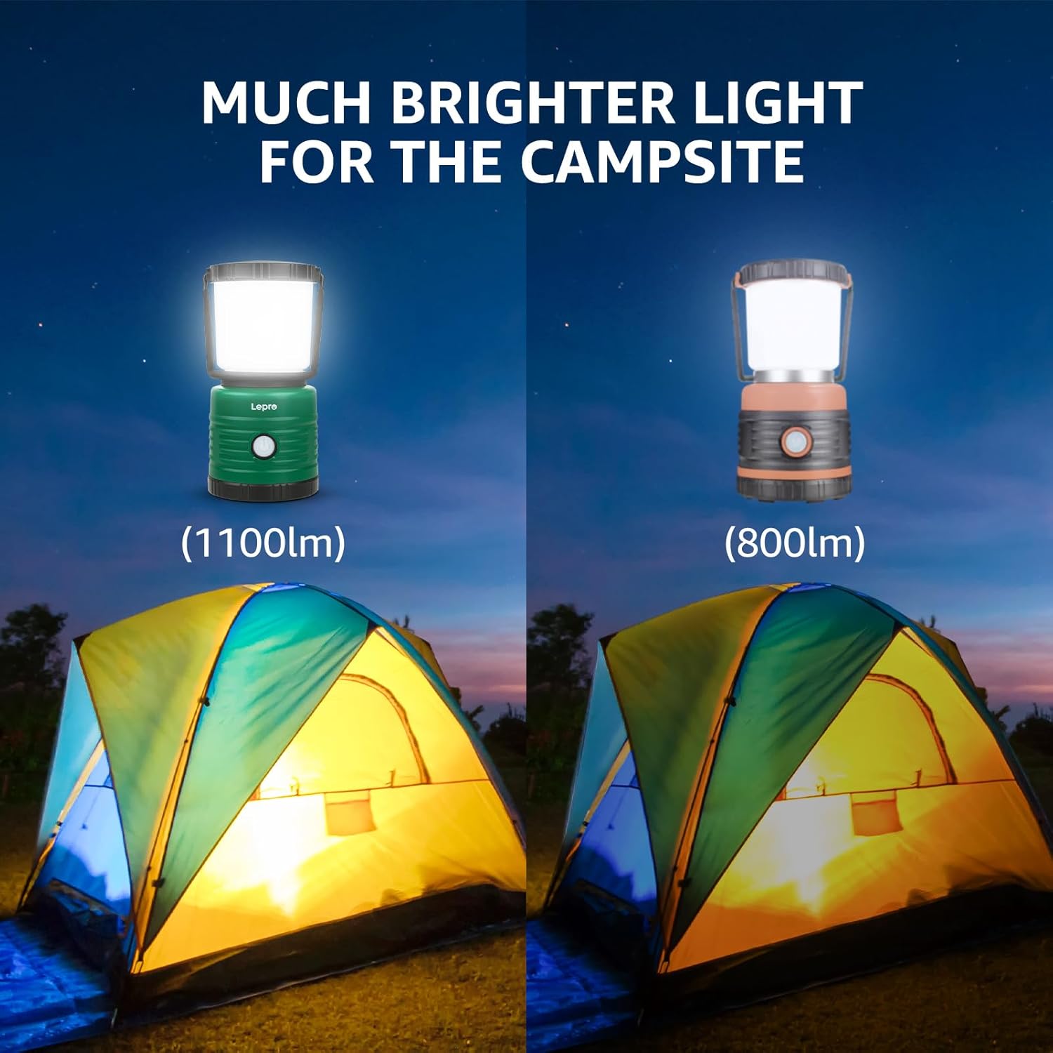 Lepro Lantern camping light Emergency Battery-Powered LED