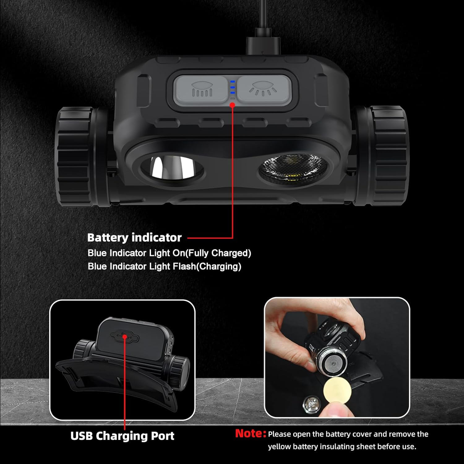 SL35 IPX68 Headlamp