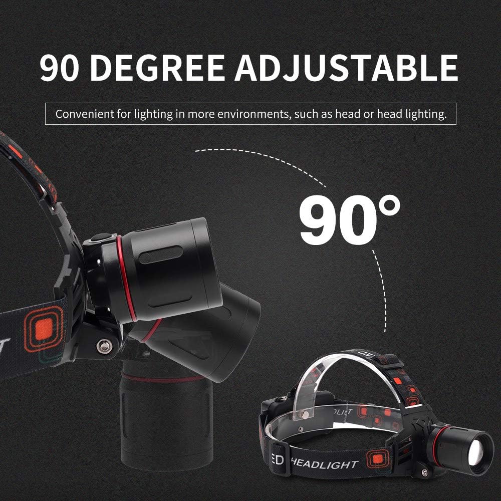 1000 LUMENS GREEN HEADLAMP WATERPROOF rechargeable