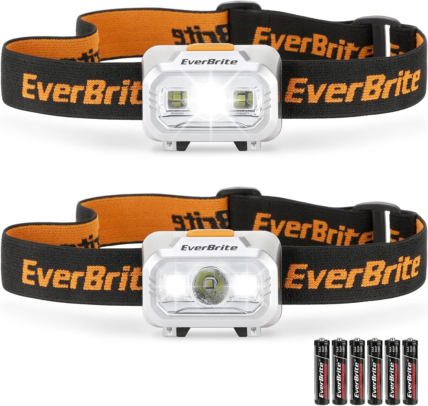 7-Piece EverBrite LED Headlamp Durable Bright