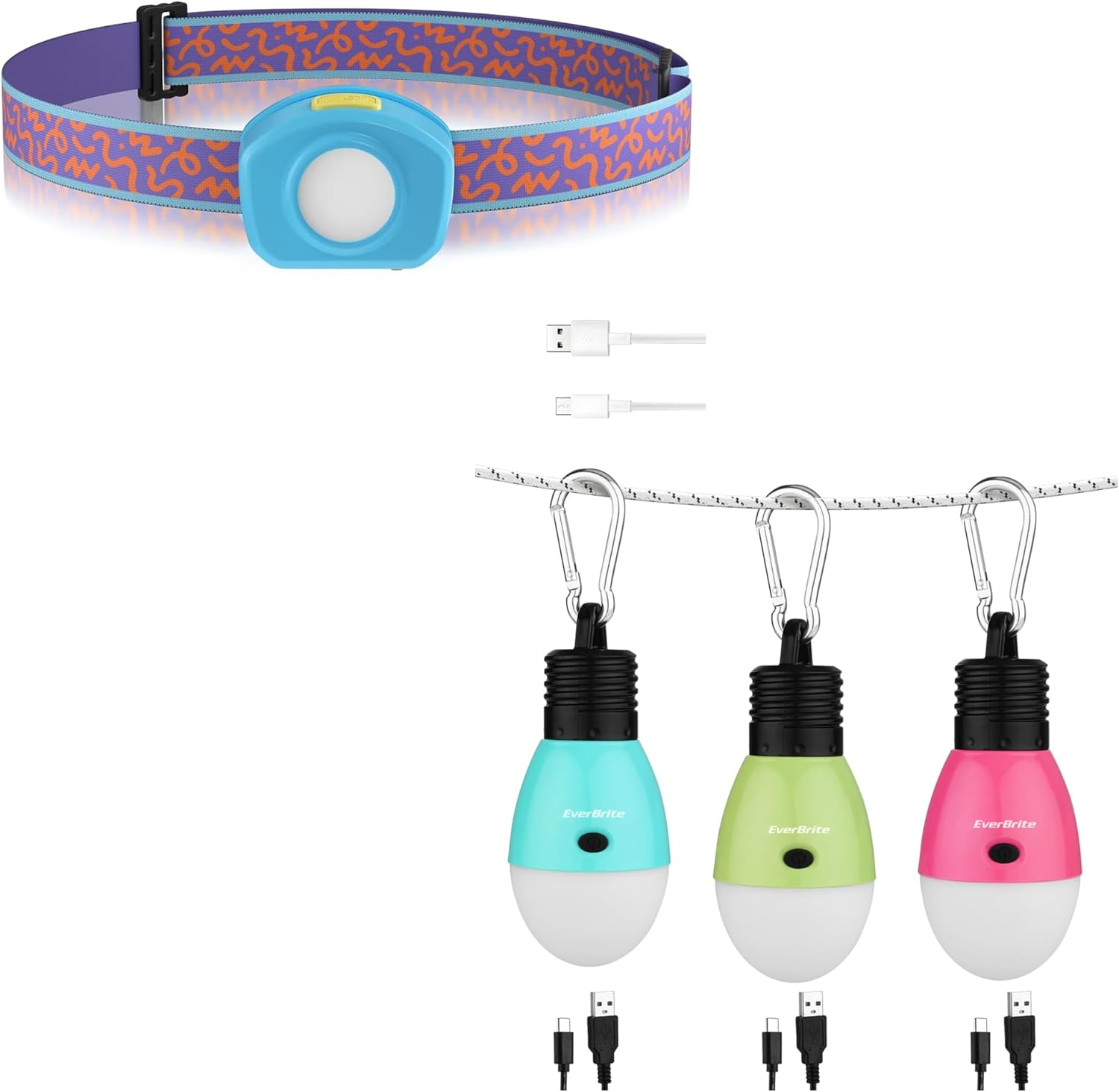 Bright Fun - Kids Headlamp Camping LED Bulb