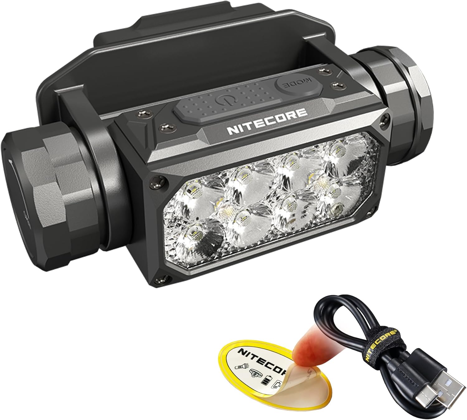 BLADE BRIGHT Nitecore HC65M UHE Rechargeable Helmet Headlamp