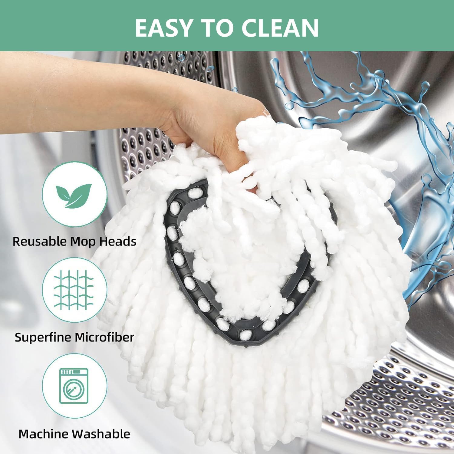 Deep Clean with Isquene Mop Heads
