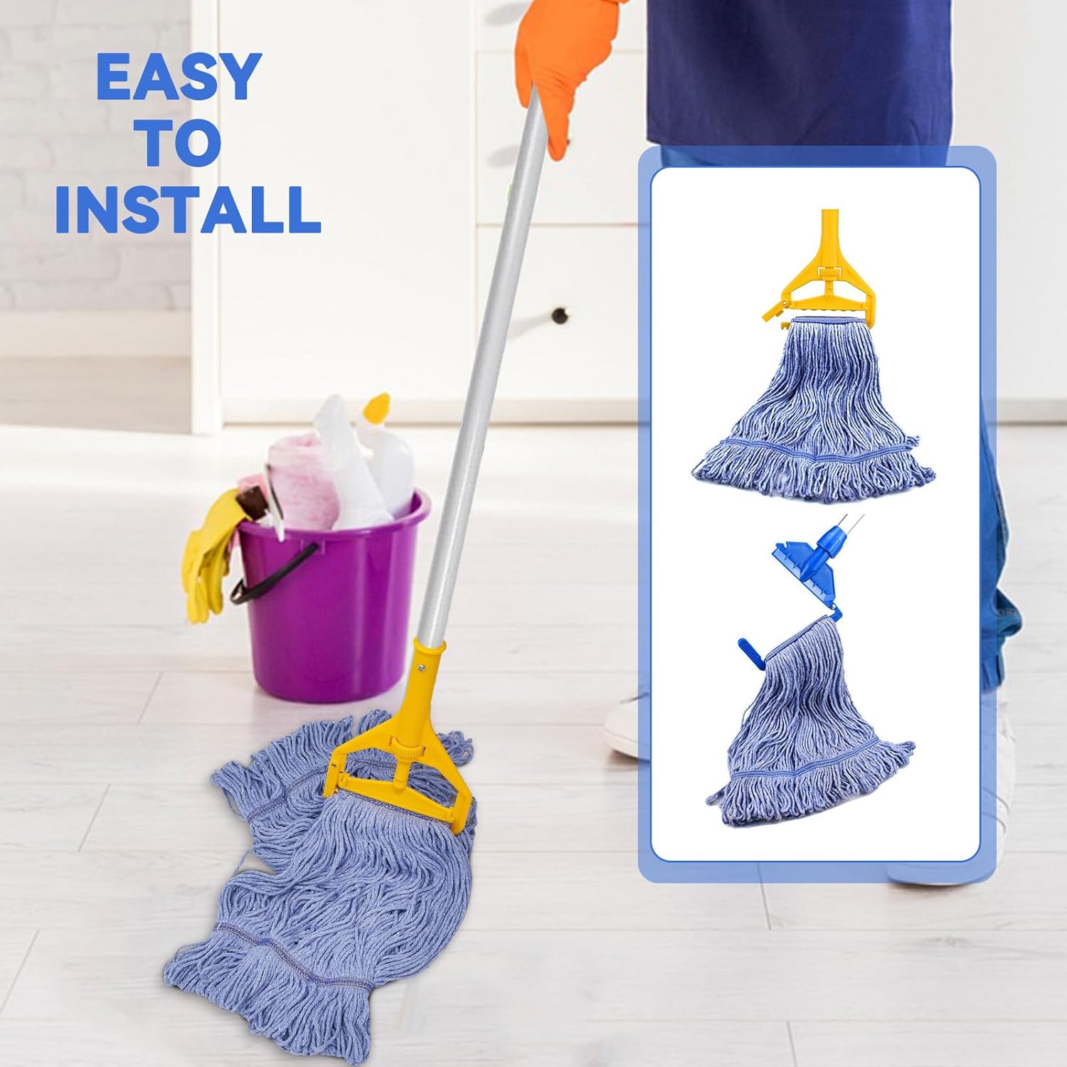 Commercial Heavy Duty Mop Heads Replacement