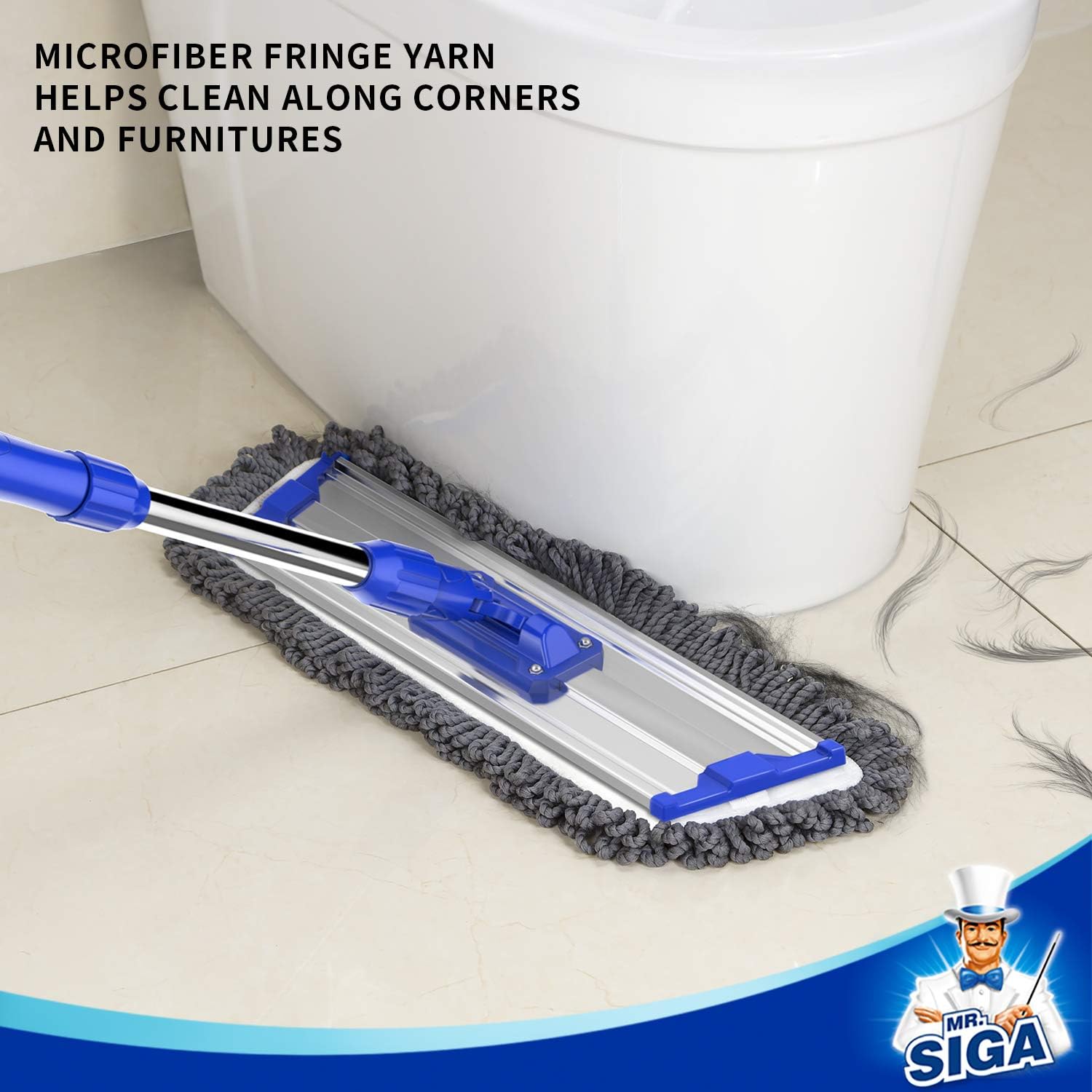 MRSIGA 18 Professional Microfiber Mop