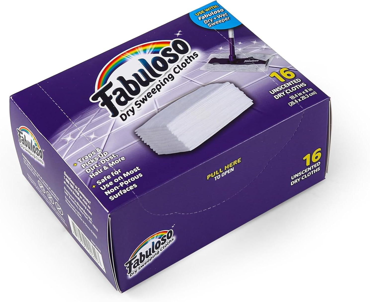 Fabuloso Dry Cloths 10 Pack - 160 Unscented