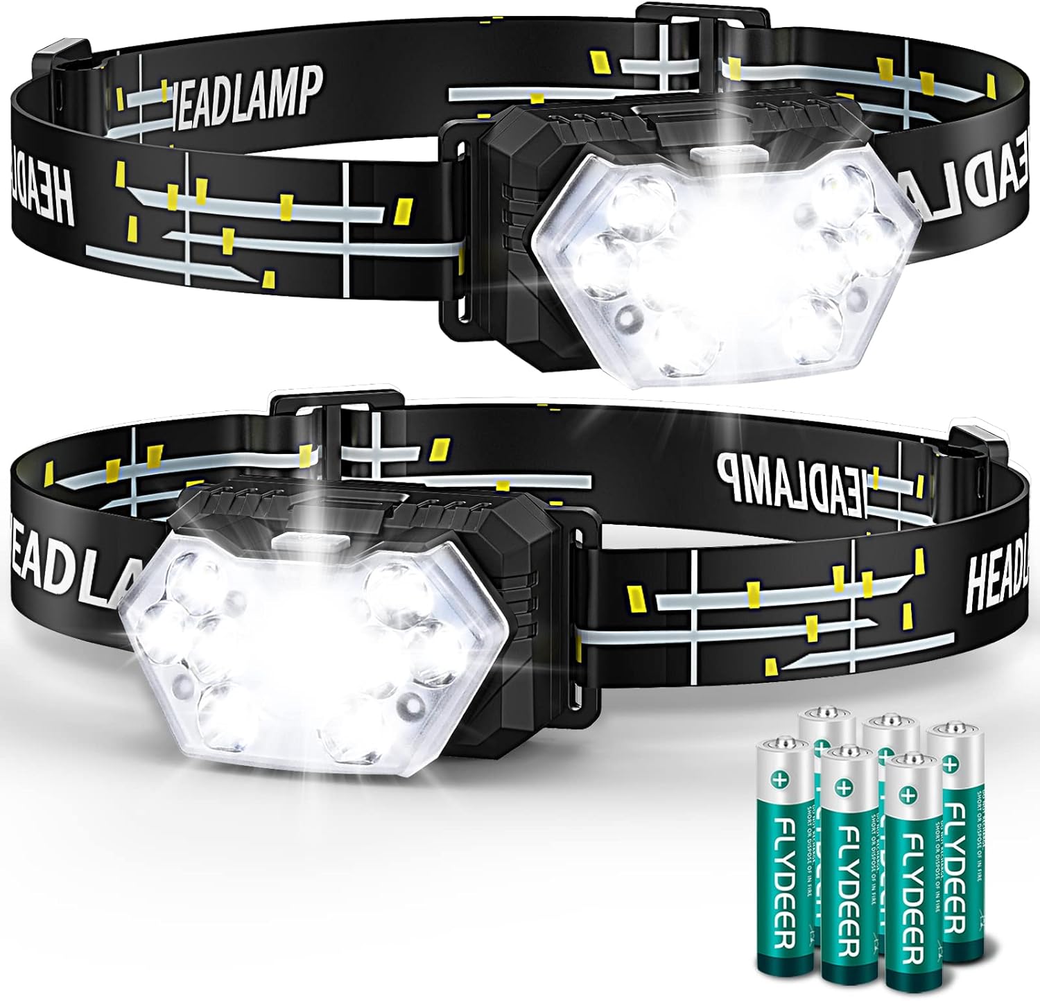 9 LED 2000 Lumens Headlamp