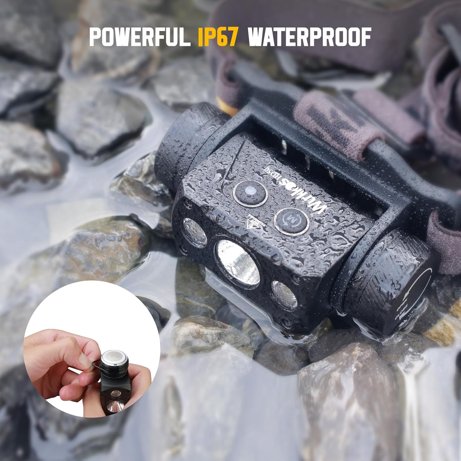 Wurkkos HD50 4000 Lumens LED Headlamp with 6 Modes 1