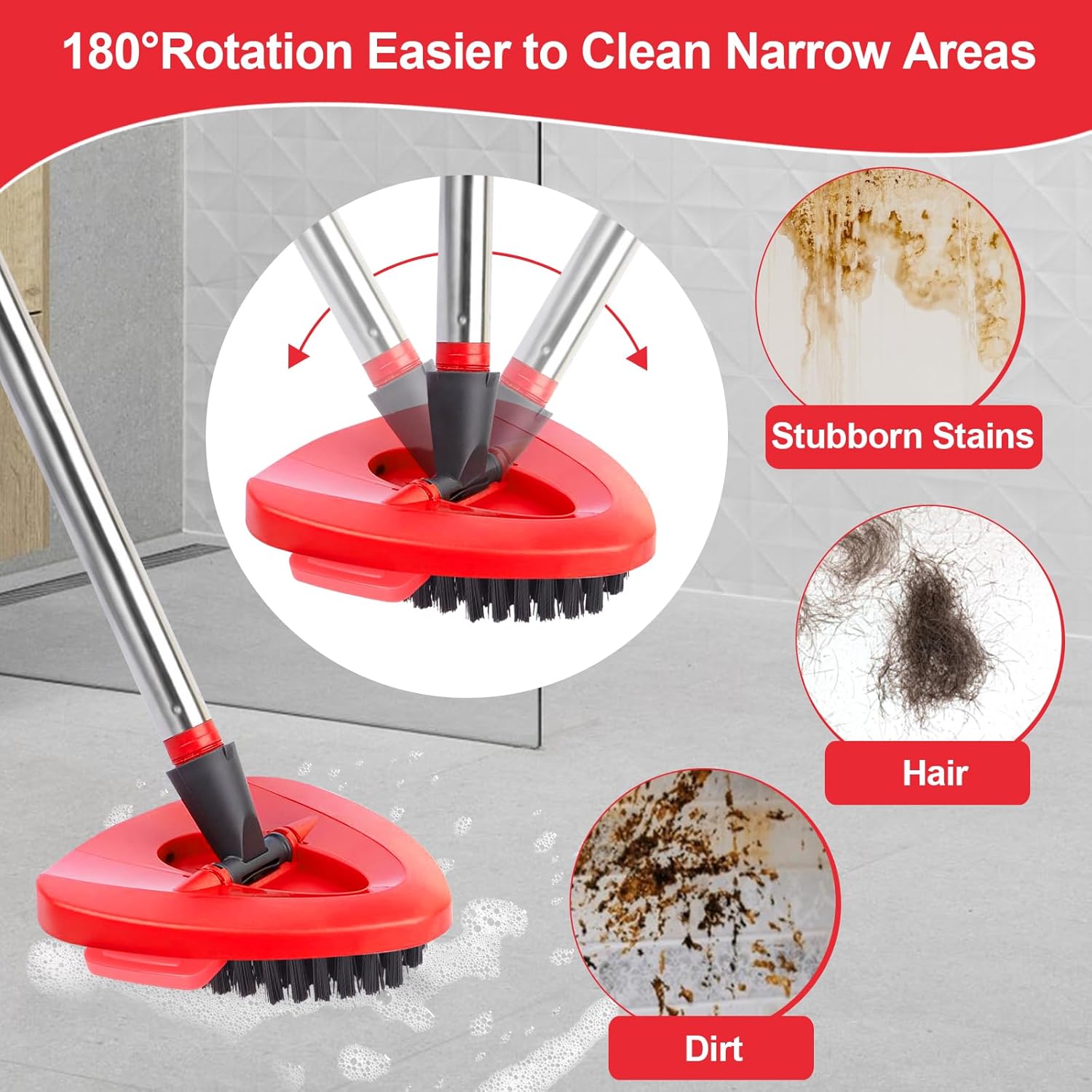 Scrub Brush for O Cedar RinseClean 2 Tank System