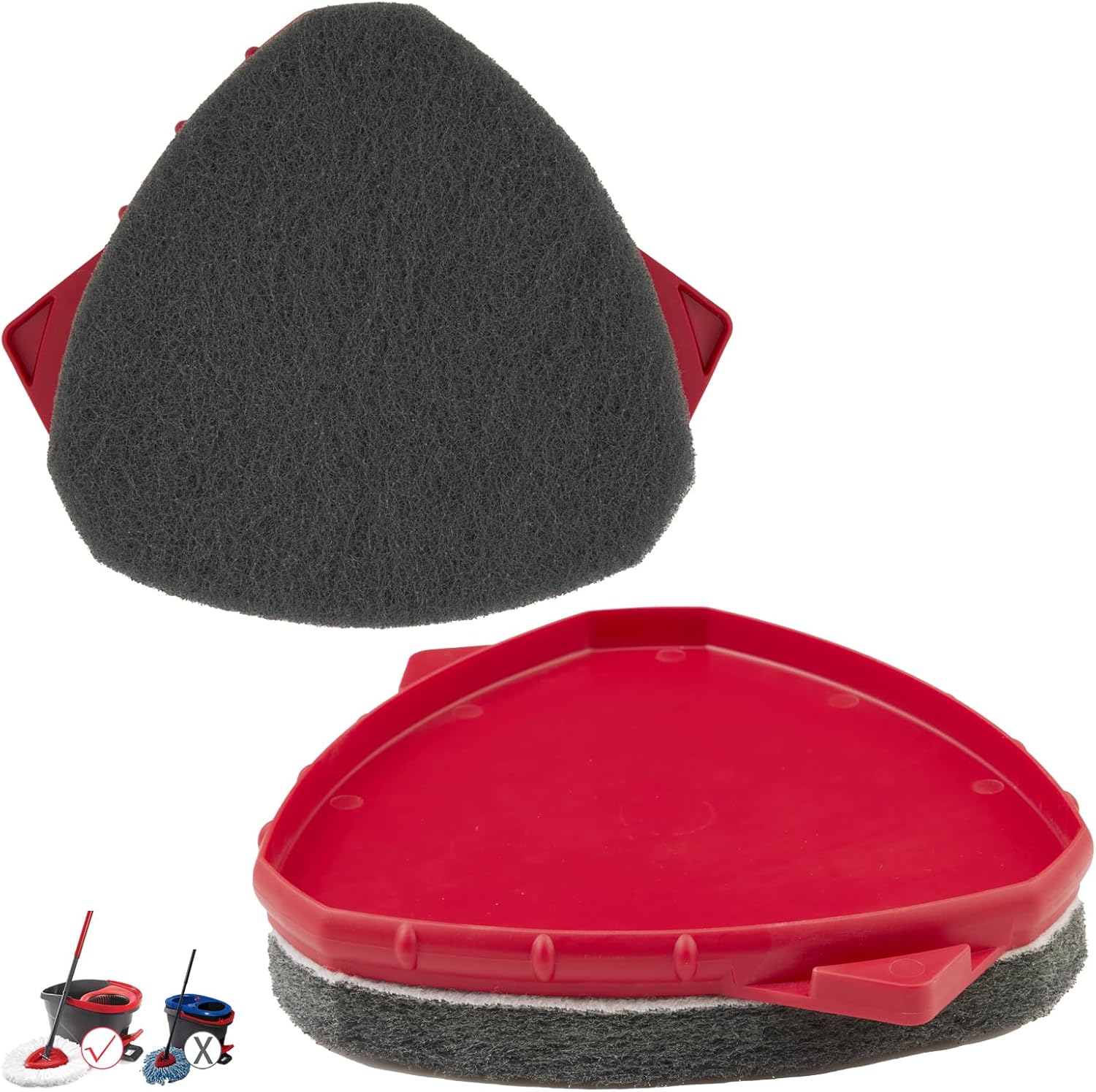 Perfect Fit scrub brush for O Cedar spin mop 1 tank system
