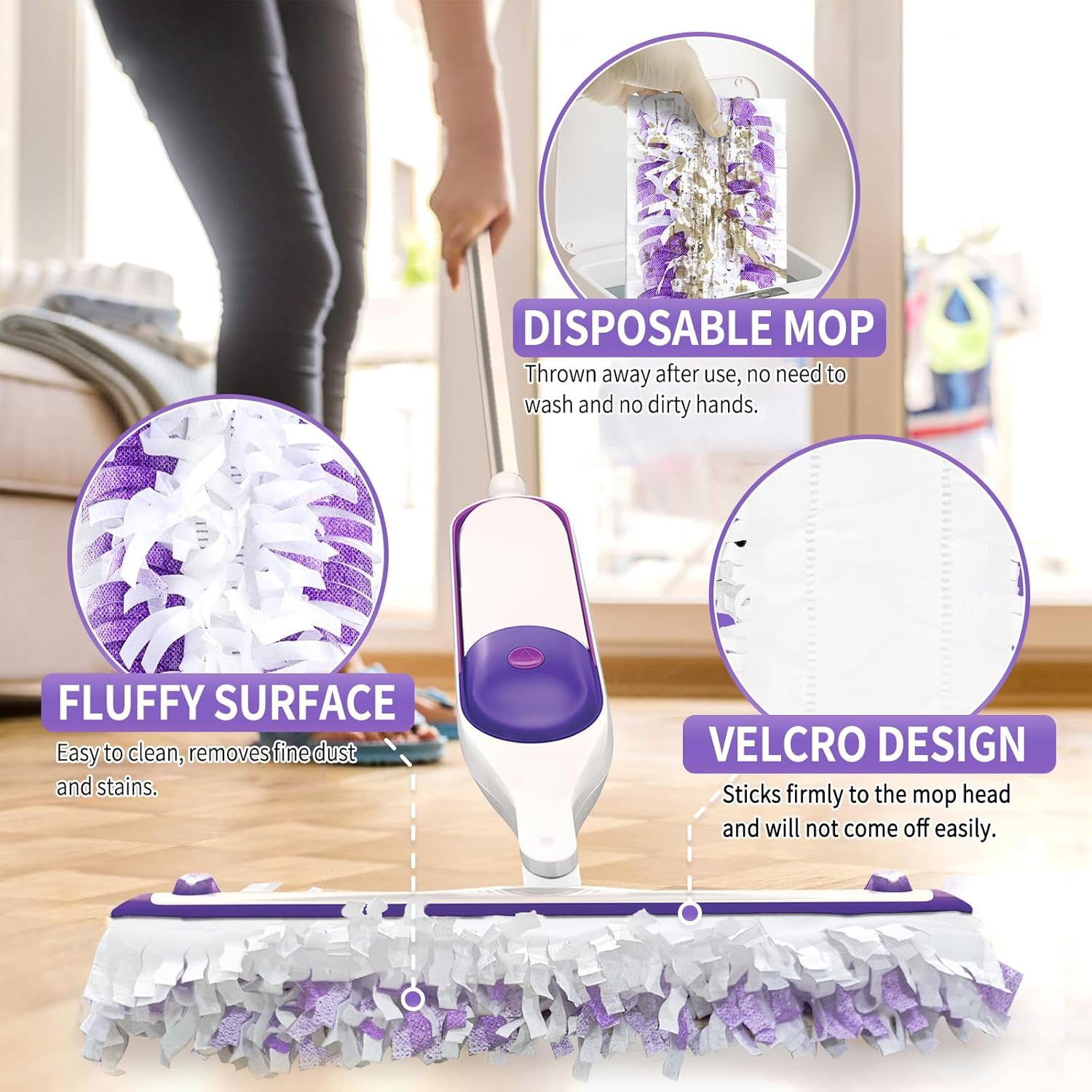 Heavy-Duty Mopping Pads for Swiffer PowerMop