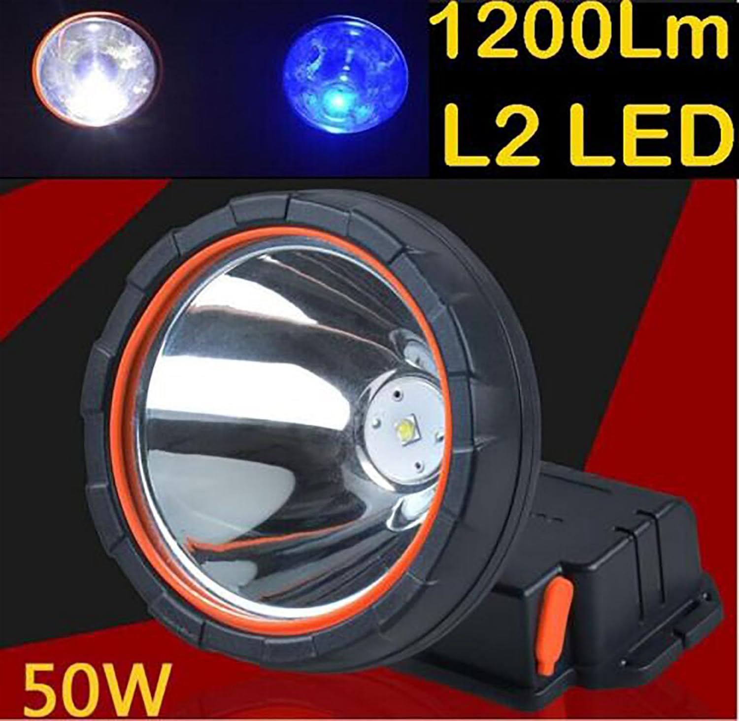 Lightweight Camping Torch Rechargeable waterproof headlamp for outdoor activities
