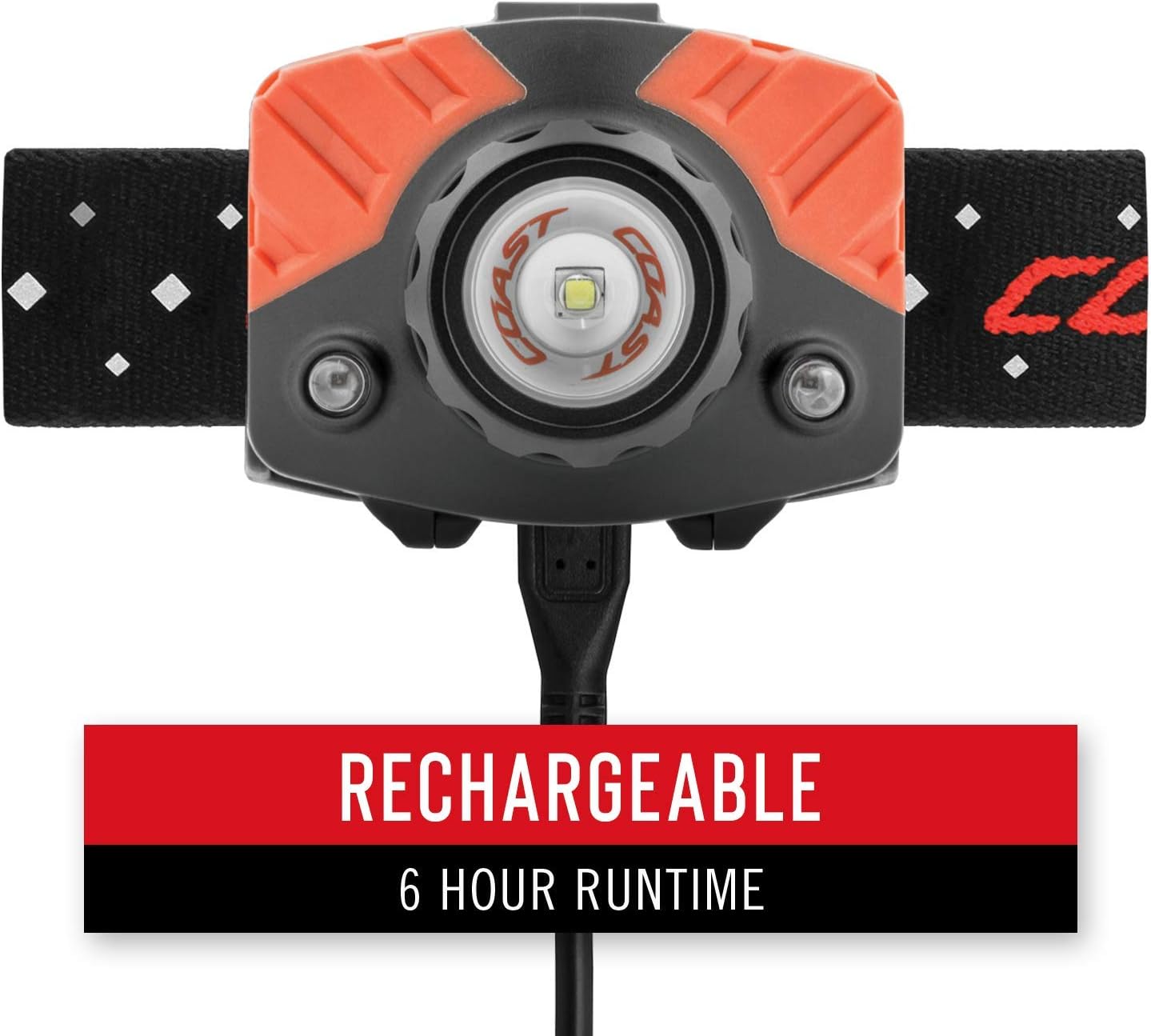 Coast Dual Color Reusable Red Headlamp