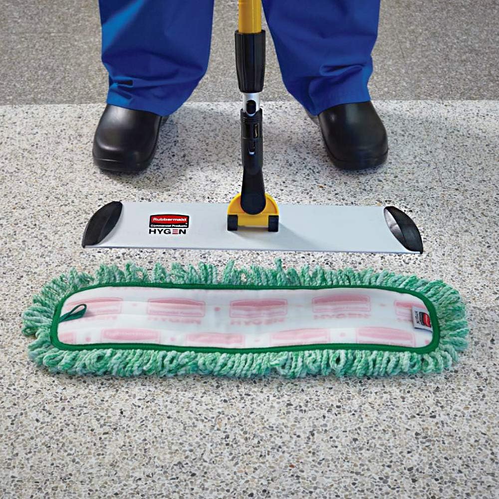 Rubbermaid HYGEN Microfiber Quick-Connect Mop Frame 18in Silver