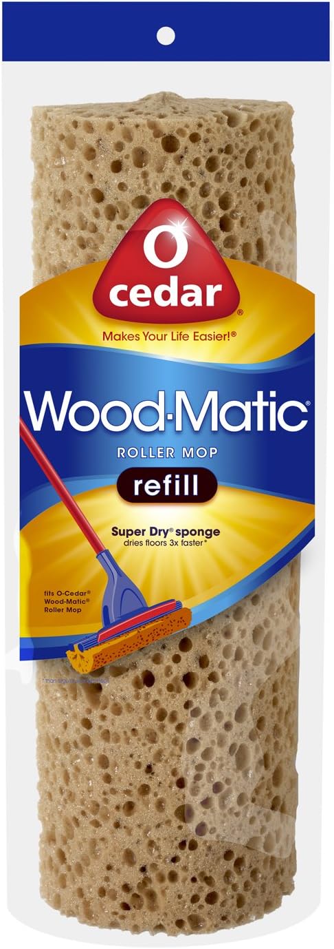 O-Cedar Wood-Matic Roller Mop Refill Sponge
