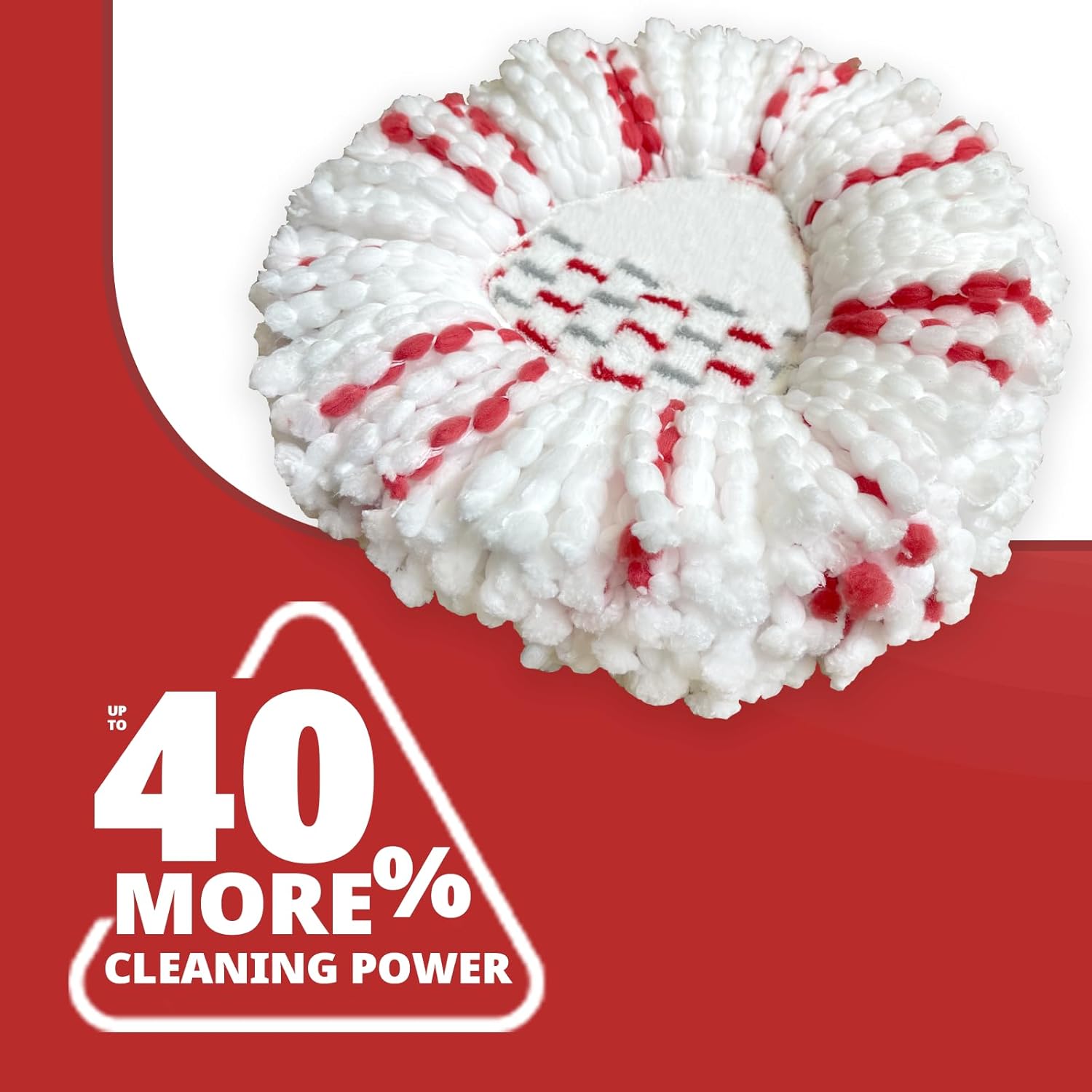 Koolstuffs Spin Mop Head Replacement 2Pack - Machine Washable 40 More Power