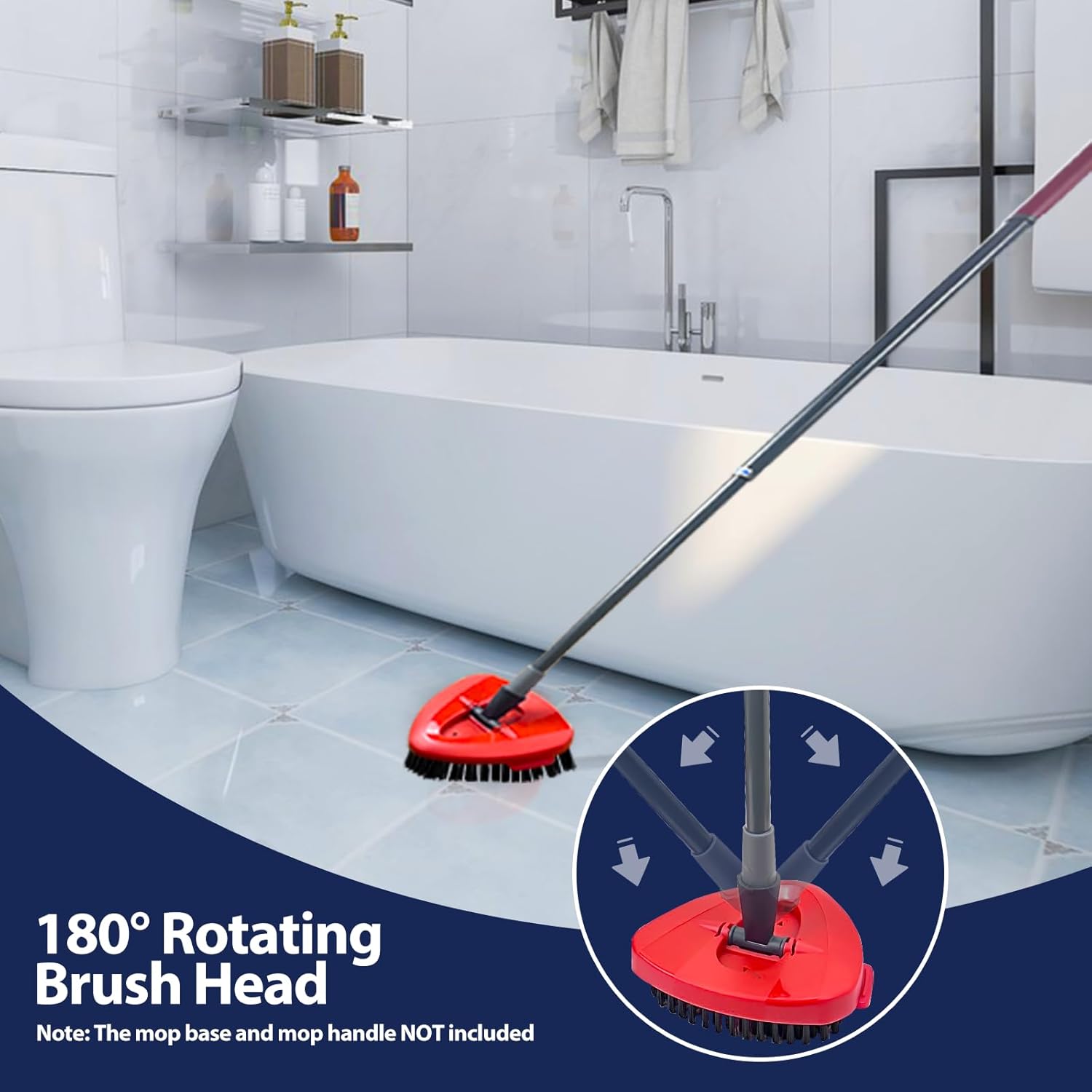 Koolstuffs Spin Mop Scrub Brush Head 2 Pack