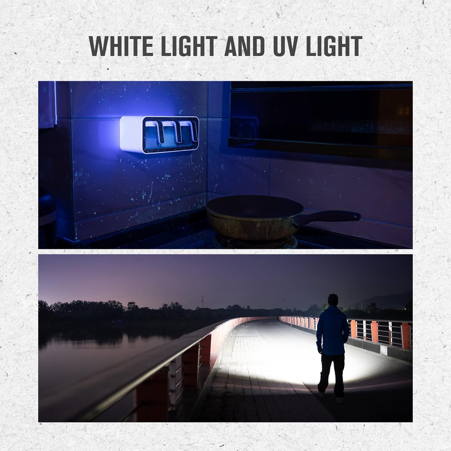 1000-Lumen Rechargeable Flashlight for Hiking and Camping