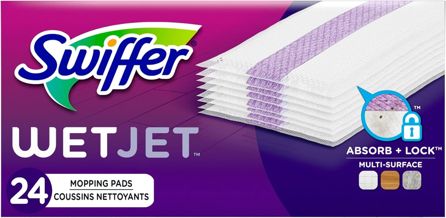 Swiffer Pro-Enhanced Wet Jet Mopping Pad Refill - 24ct