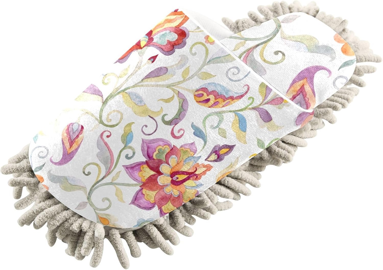 Kigai Microfiber Slippers - Floral Design for All Sizes M