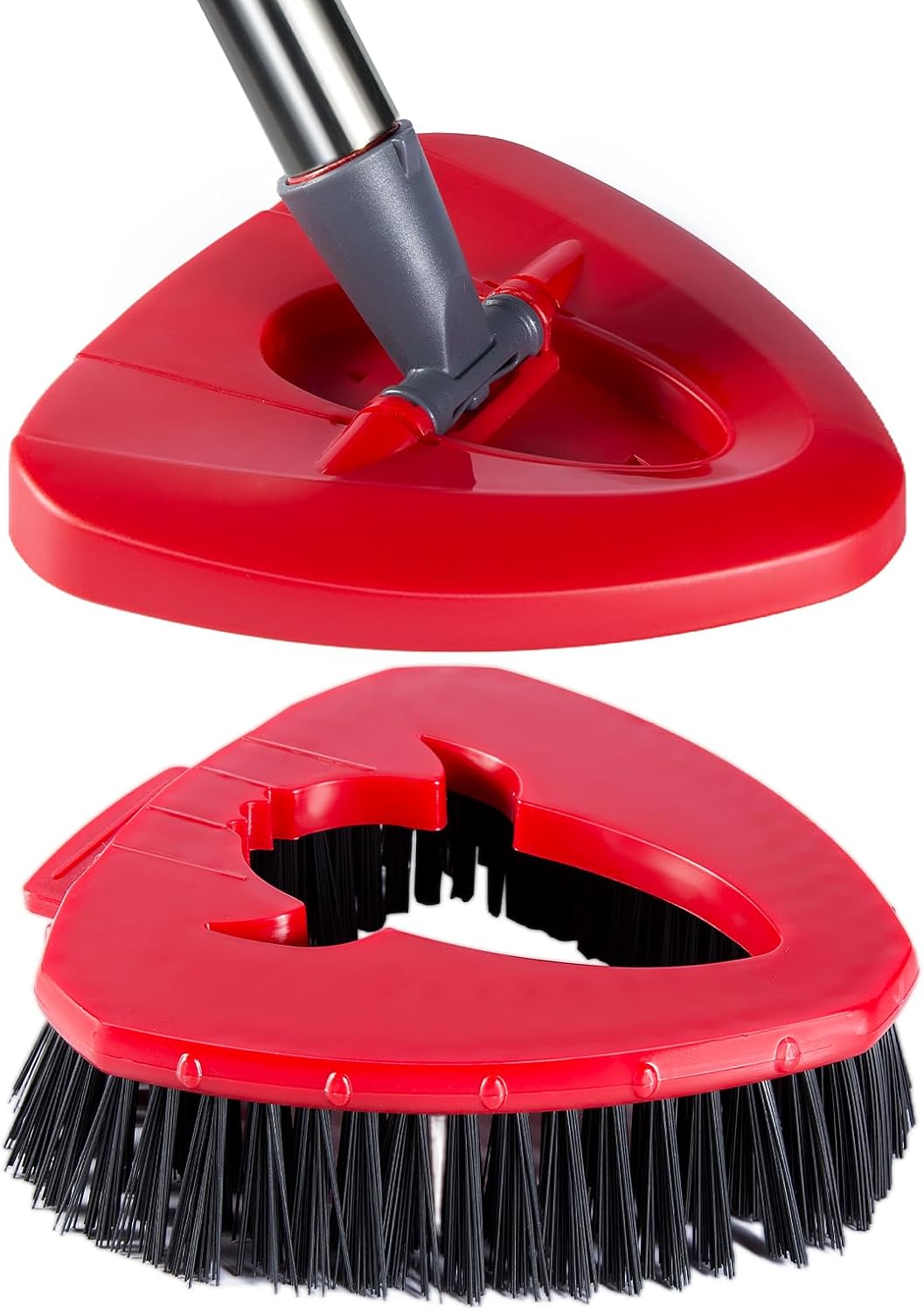 Perfect Scrub Brush for Bathroom Kitchen with Easy Mop Head Base