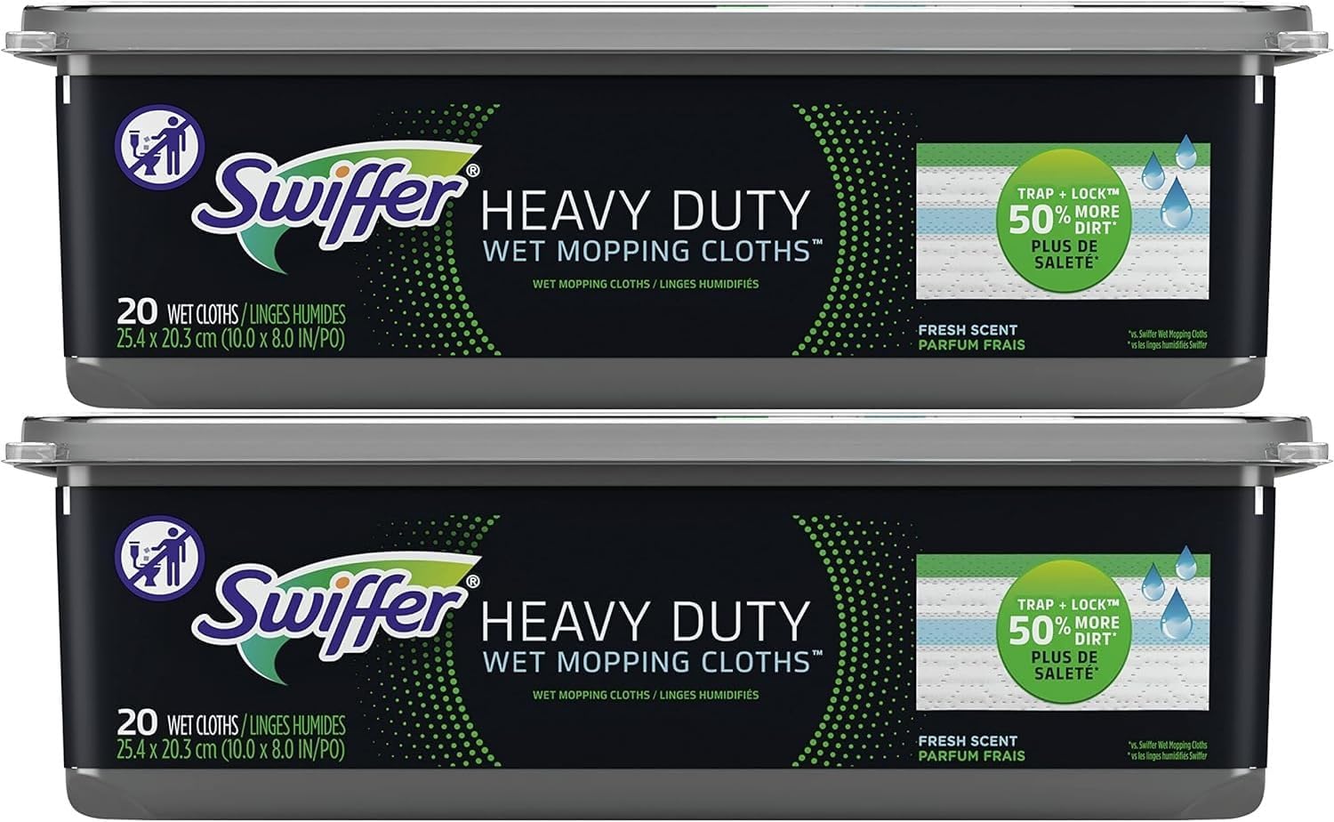 Swiffer Sweeper Heavy Duty Fresh Wet Mop Pads Pack of 40