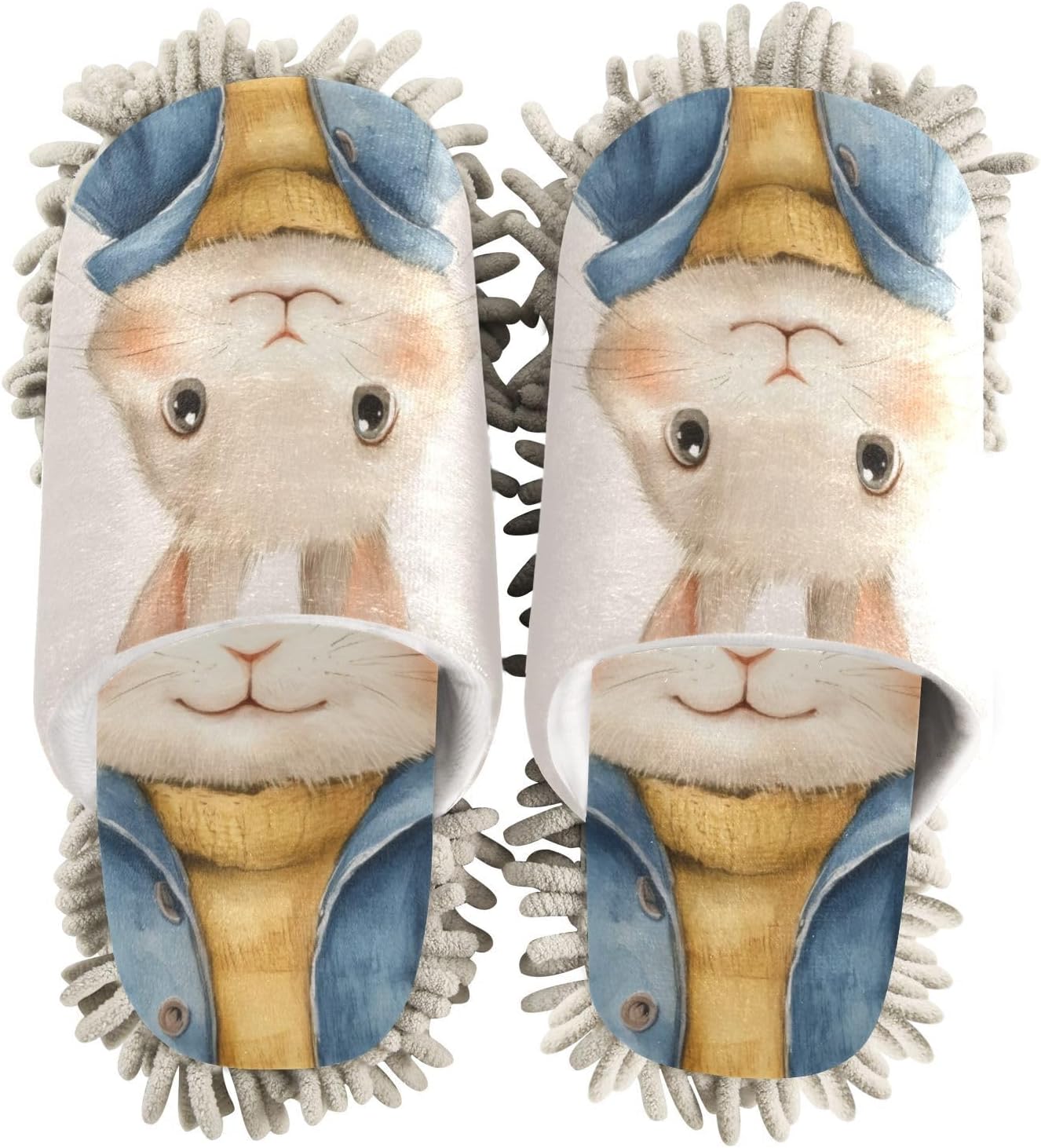 Microfiber Rabbit Slippers Mop