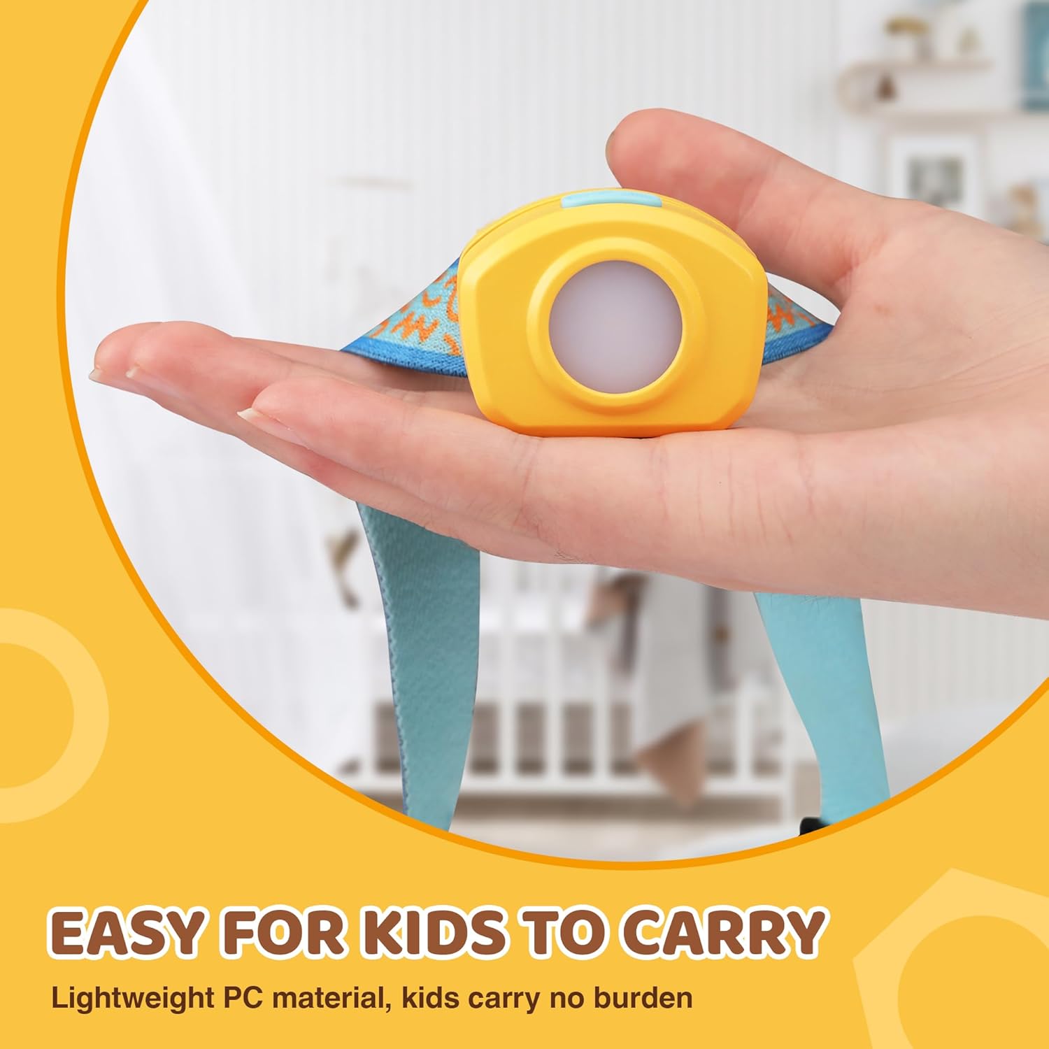 Adjustable RGB Headlamp for Kids camping reading and Halloween fun
