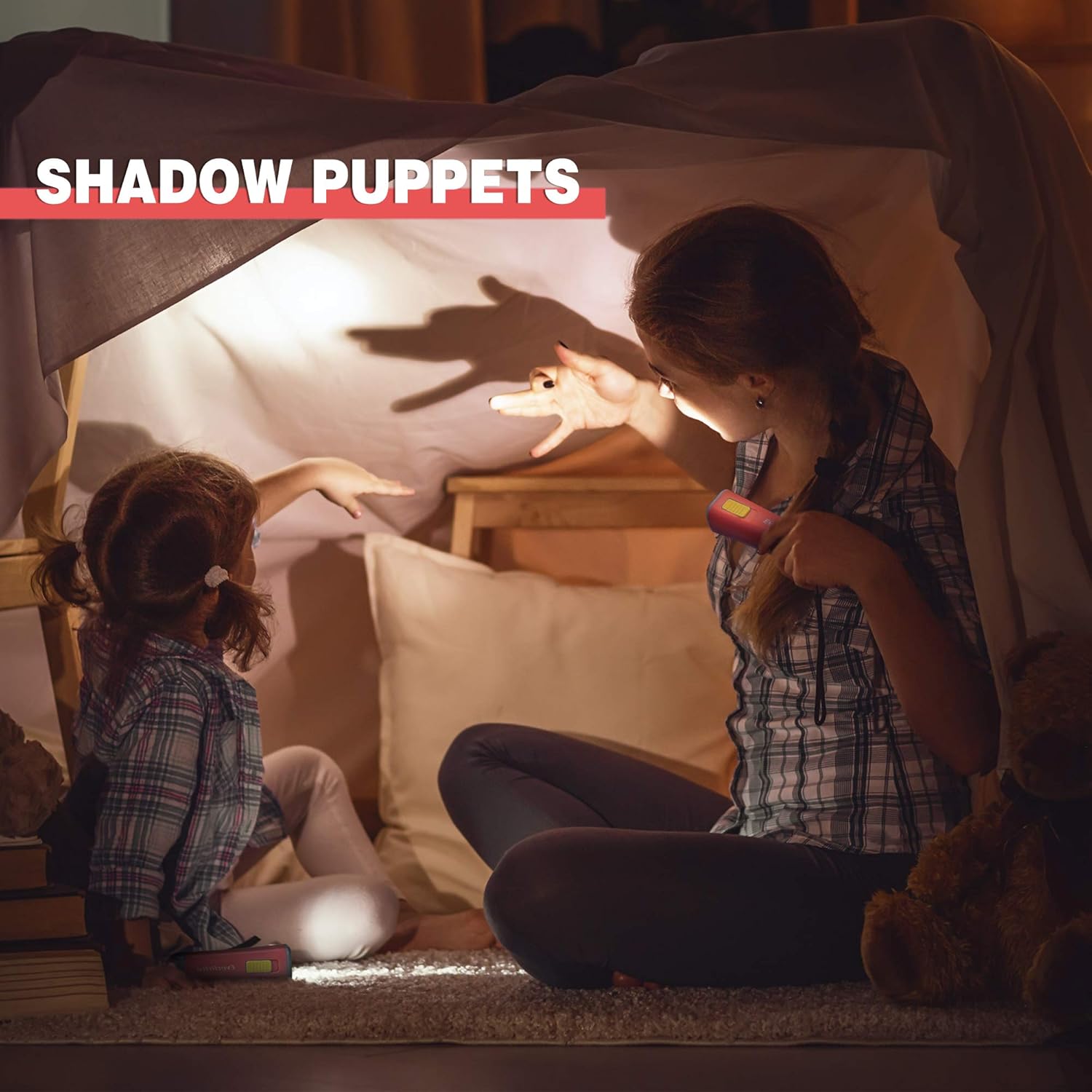 Durable Kids Flashlight Widebeam Headlamp for camping and more
