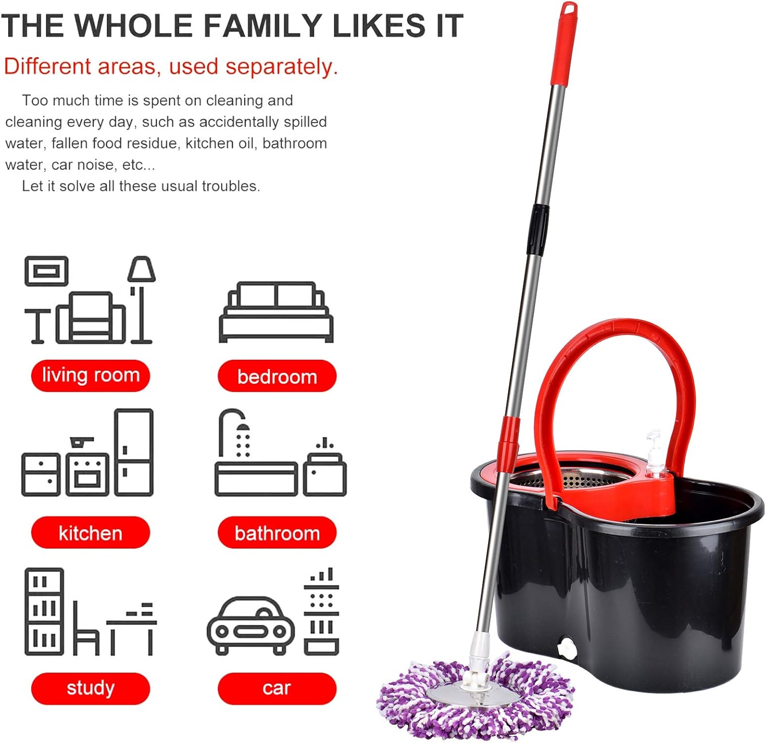 360 Mop Set with Bucket
