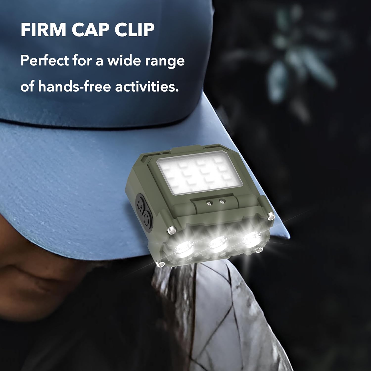 Adventure-Ready Rechargeable USB-C Headlamp with 5 Power Modes