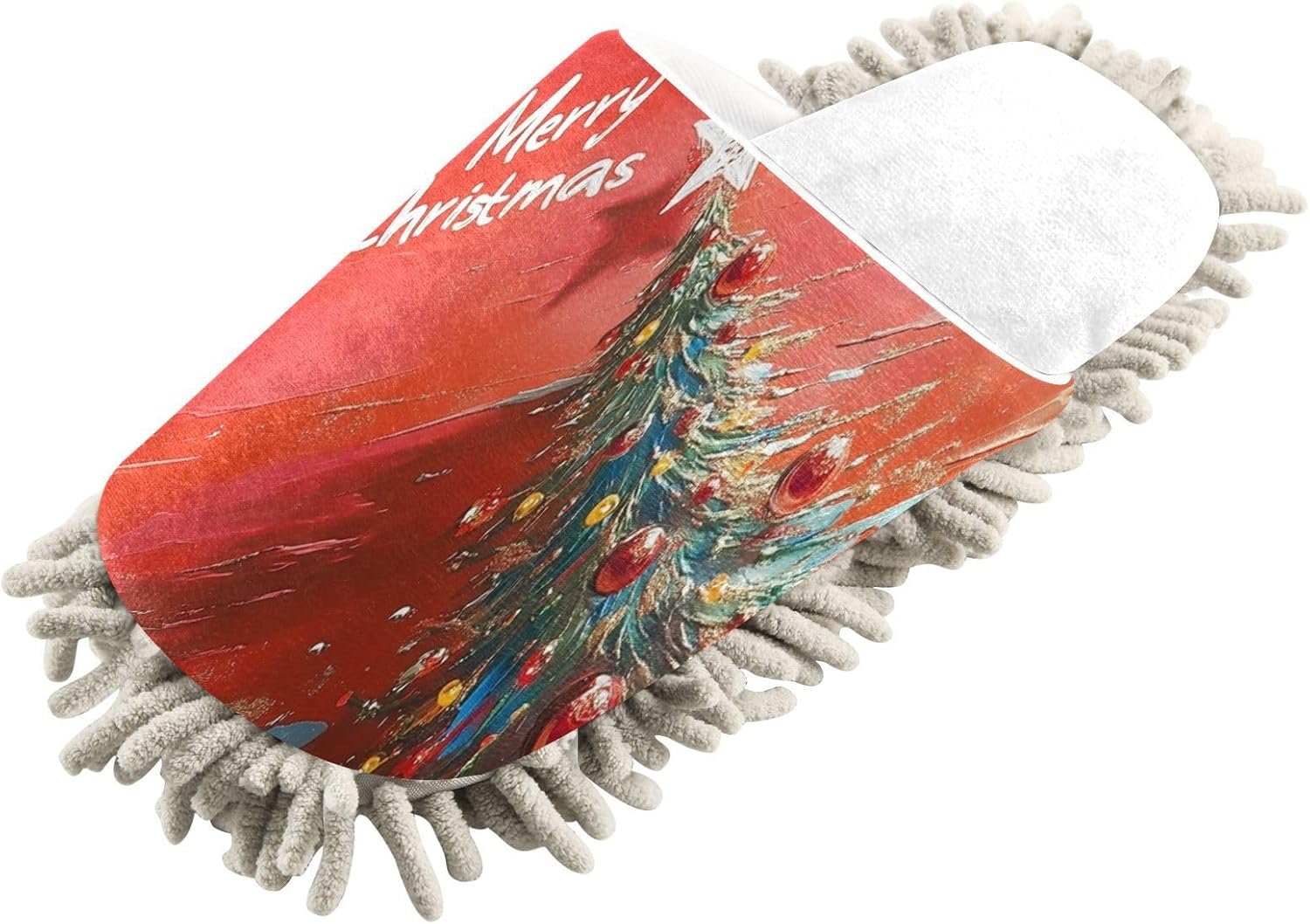 Cozy Christmas Mop Slippers