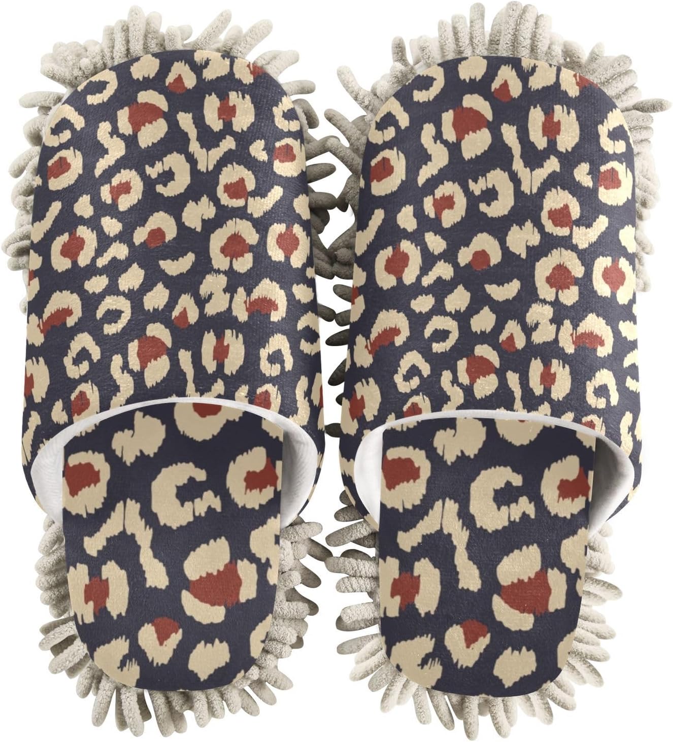 Kigai Microfiber Retro Leopard Floor Slippers